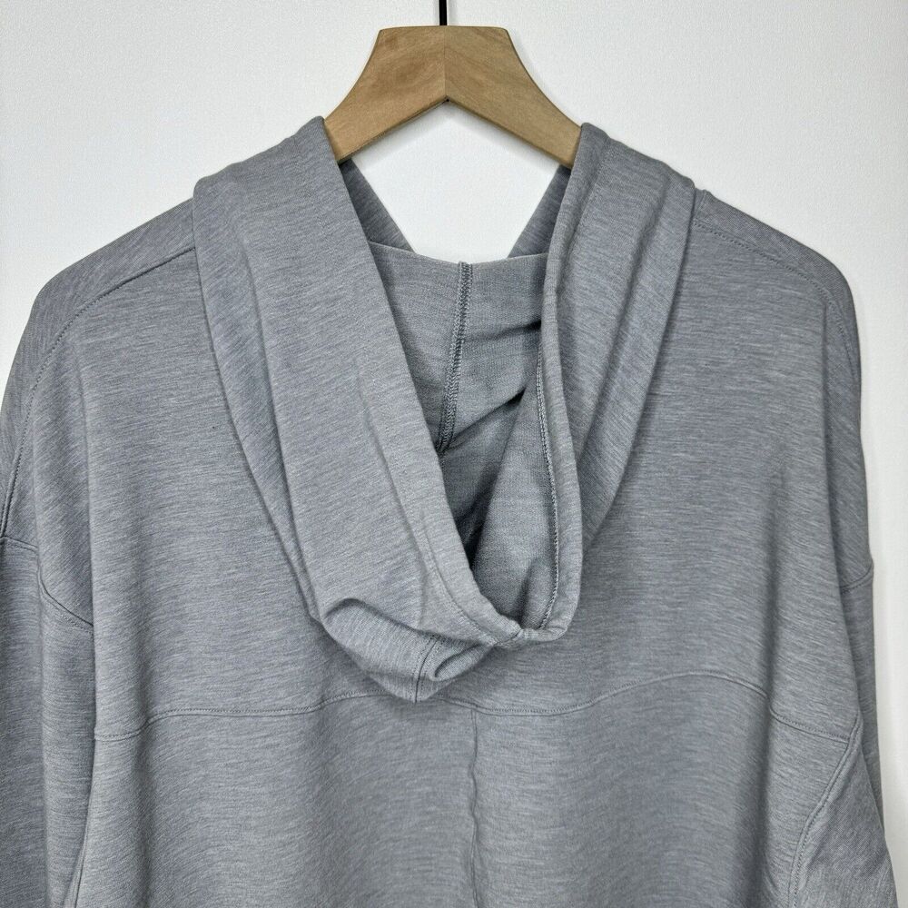 Nike Yoga Dri Fit hoodie hooded sweatshirt gray Pull-over DM7033-073 - Picture 5 of 14